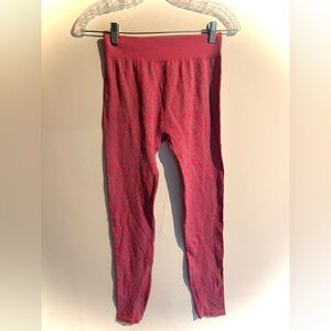 Thermal cheetah print leggings